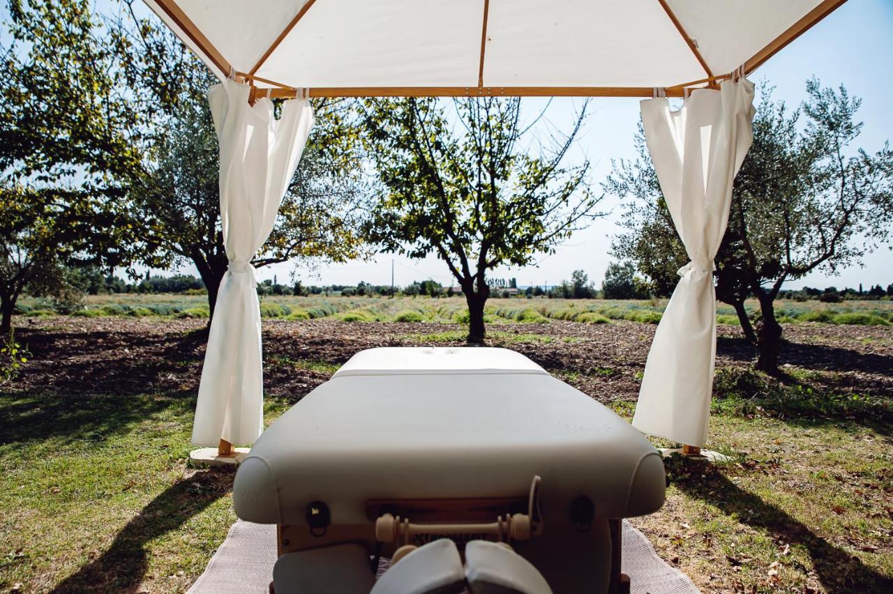 Les Champs De Provence Bed & Breakfast La Baume-de-Transit Bagian luar foto